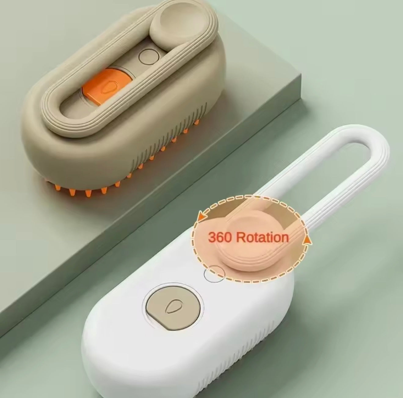 PAWNOX 3-1 Pet Brush Massage Dog & Cat Steamer With Hair Removal